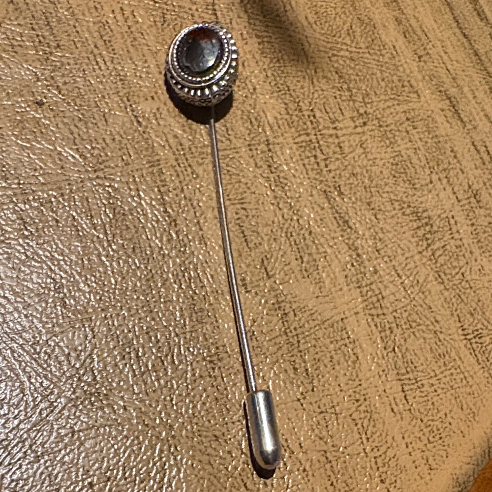 Sarah Coventry Silver Stick Pin Moonmist Collection